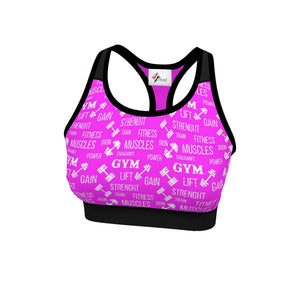 Strike Sports Bra Pink