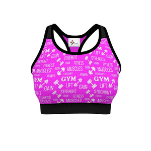 Strike Sports Bra Pink