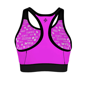 Strike Sports Bra Pink