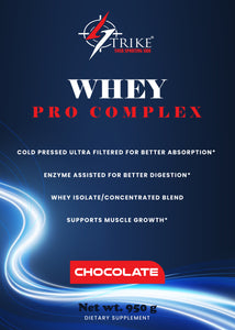 WHEY PRO - COMPLEX   2LB/848g  CHOCOLATE or VANILLA