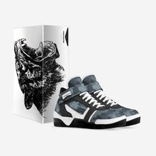 Load image into Gallery viewer, FASHION STRAP HI TOP BLUE CAMO
